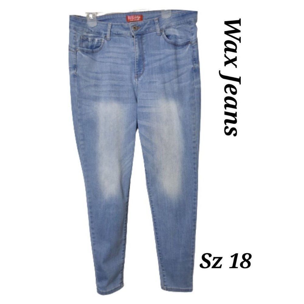 Women's Plus Jeans 18 High-Rise Curvy Stretch Denim Plus Size 18 NWOT